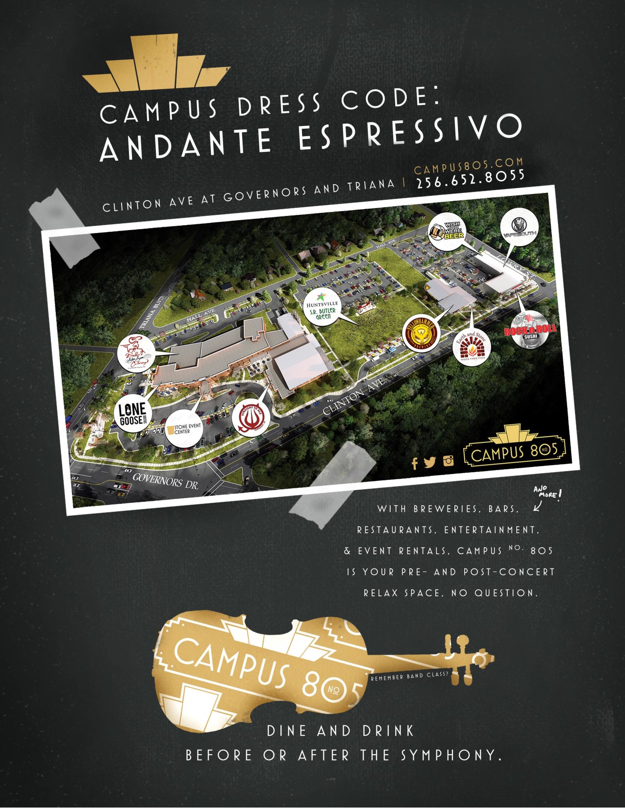 Campus No. 805 print ad &mdash; Campus Dress Code: Andante Espressivo