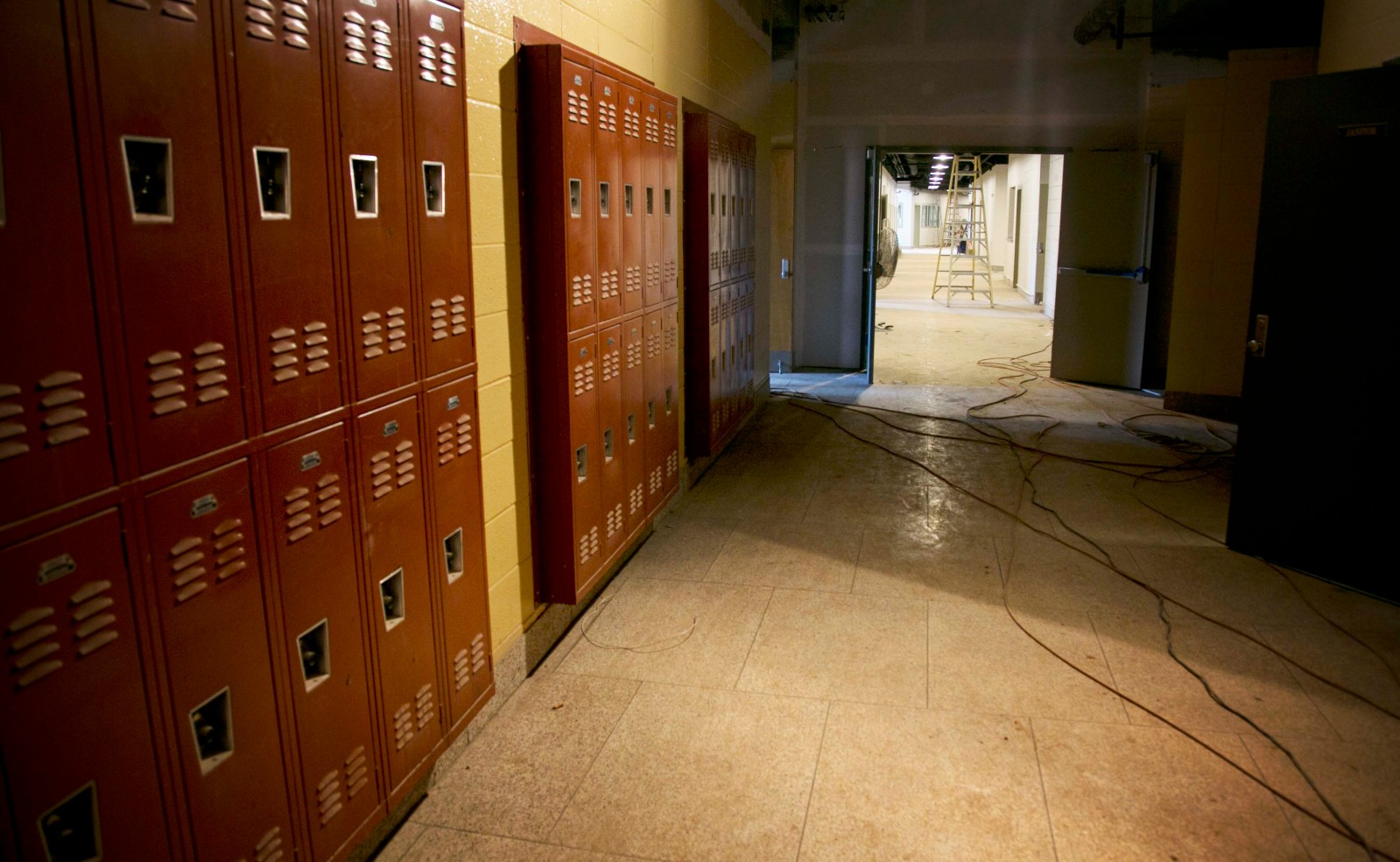 Restored detail of the former school campus and its original neighborhood context