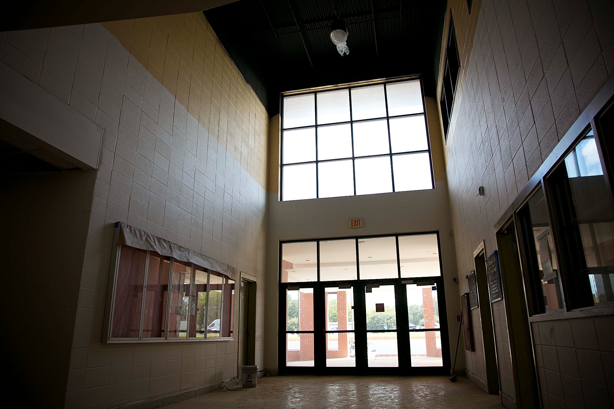 Historic view of the former school building