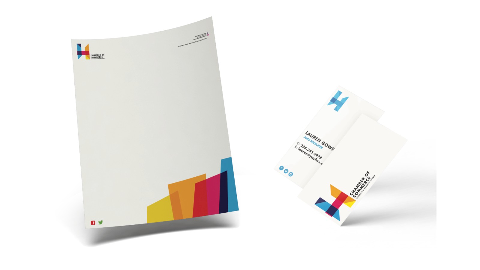 Branded applications &mdash; stationery and business cards