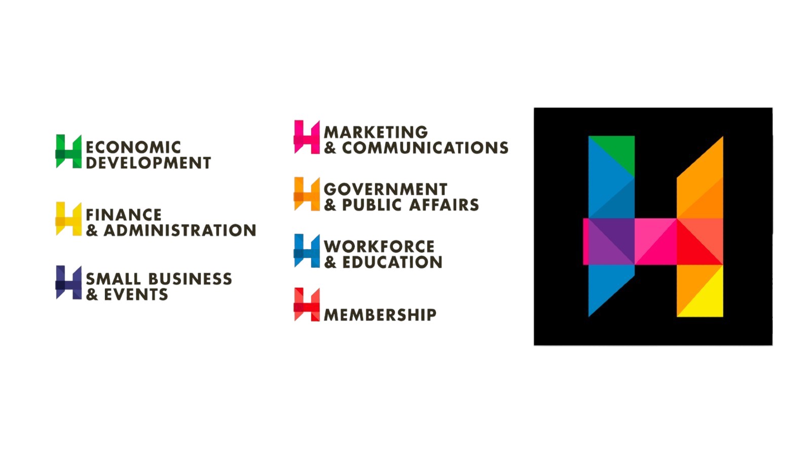 Seven-department color architecture