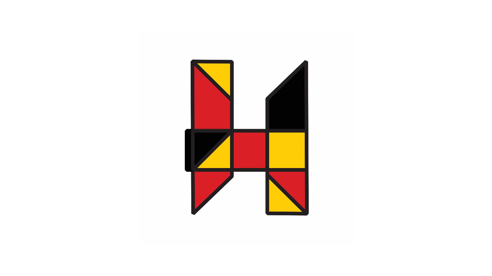 Chamber identity recolored in German flag colors for an international auto show