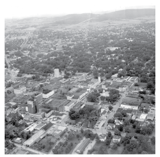 Aerial view of Huntsville, Alabama