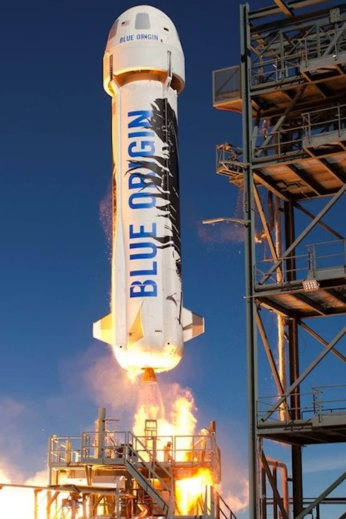 Blue Origin New Shepard rocket launch
