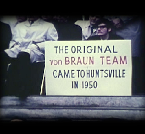 Film still: The original von Braun team came to Huntsville in 1950